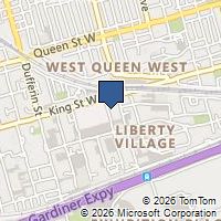 Map Toronto, ON M6K3E4, Canada