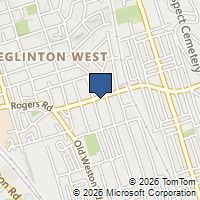 Map Toronto, ON M6M1A4, Canada