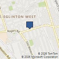 Map Toronto, ON M6M1A7, Canada