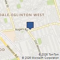 Map Toronto, ON M6M1B1, Canada