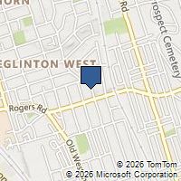 Map Toronto, ON M6M3G6, Canada