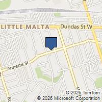 Map Toronto, ON M6P1R1, Canada