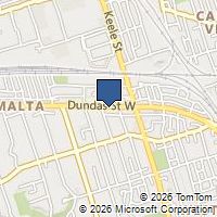 Map Toronto, ON M6P1Z1, Canada