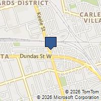 Map Toronto, ON M6P2K9, Canada