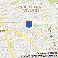 Map Toronto, ON M6P4A2, Canada