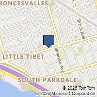 Map Toronto, ON M6R1A4, Canada