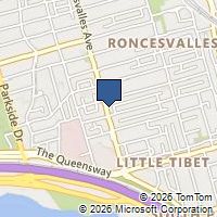 Map Toronto, ON M6R2K9, Canada