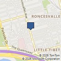 Map Toronto, ON M6R2L2, Canada