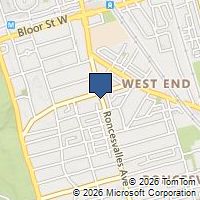 Map Toronto, ON M6R2M9, Canada