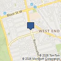 Map Toronto, ON M6R2N2, Canada