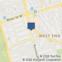 Map Toronto, ON M6R2N4, Canada