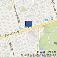 Map Toronto, ON M6S1N3, Canada