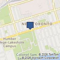 Map Toronto, ON M8V1L2, Canada