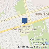 Map Toronto, ON M8V1L7, Canada