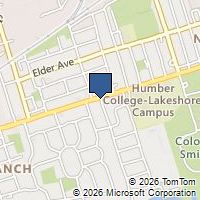 Map Toronto, ON M8W1M8, Canada