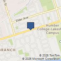 Map Toronto, ON M8W1N1, Canada