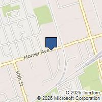 Map Toronto, ON M8W1Z5, Canada