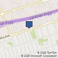 Map Toronto, ON M8W2T7, Canada