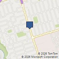 Map Toronto, ON M8W3V2, Canada