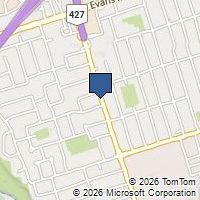 Map Toronto, ON M8W3V5, Canada