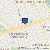 Map Toronto, ON M8X1C2, Canada