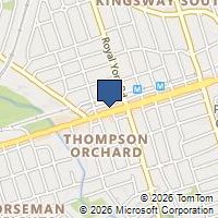 Map Toronto, ON M8X1C4, Canada