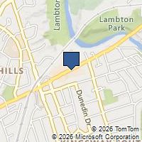 Map Toronto, ON M8X1Y3, Canada