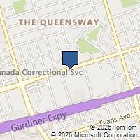 Map Toronto, ON M8Z1N6, Canada