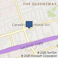 Map Toronto, ON M8Z1P3, Canada