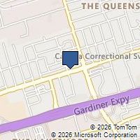 Map Toronto, ON M8Z1P7, Canada