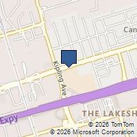 Map Toronto, ON M8Z1S1, Canada