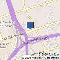 Map Toronto, ON M8Z1X1, Canada