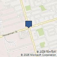 Map Toronto, ON M8Z6A4, Canada