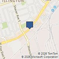 Map Toronto, ON M9B1B5, Canada