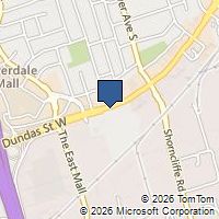 Map Toronto, ON M9B1B8, Canada