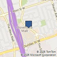 Map Toronto, ON M9B3Y8, Canada