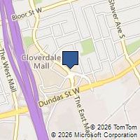 Map Toronto, ON M9B6J1, Canada