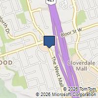 Map Toronto, ON M9C1C6, Canada