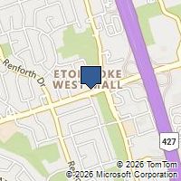 Map Toronto, ON M9C2Y3, Canada