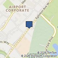 Map Toronto, ON M9C5K5, Canada