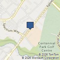 Map Toronto, ON M9C5M1, Canada