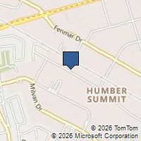 Map Toronto, ON M9L1Y1, Canada