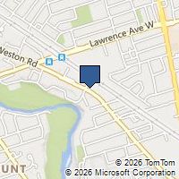 Map Toronto, ON M9N1V5, Canada