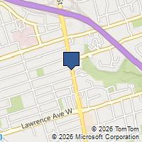 Map Toronto, ON M9N2T2, Canada