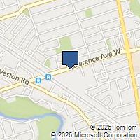 Map Toronto, ON M9N3V3, Canada