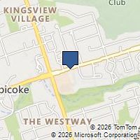 Map Toronto, ON M9P2M5, Canada