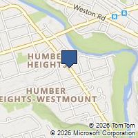 Map Toronto, ON M9P2T5, Canada