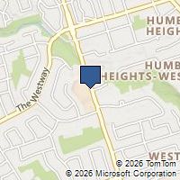 Map Toronto, ON M9P3B6, Canada