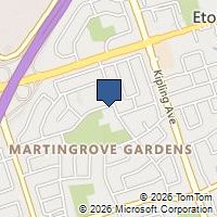 Map Toronto, ON M9R2H1, Canada