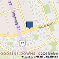 Map Toronto, ON M9V3Z6, Canada